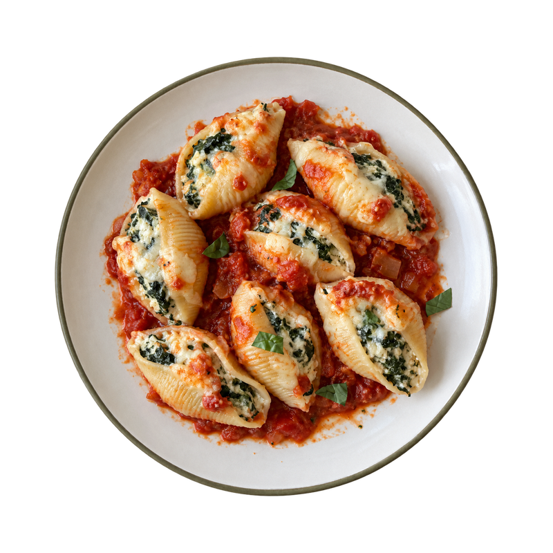 Spinach & Ricotta Stuffed Shells