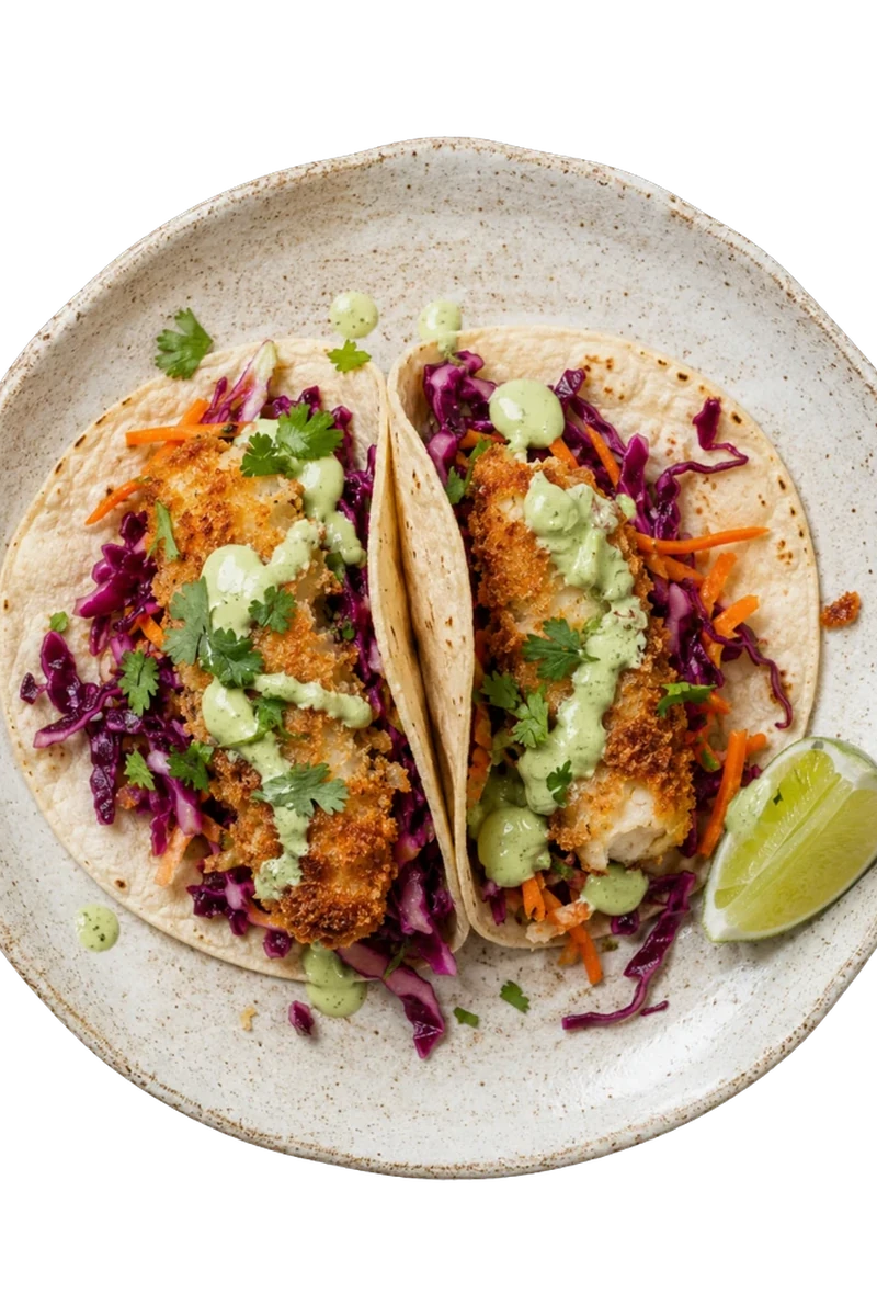 Air-Fried Fish Tacos
