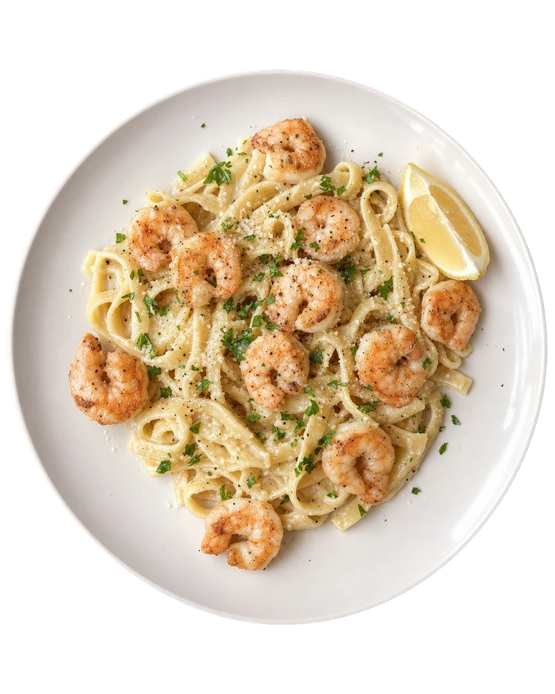Creamy Garlic Shrimp Pasta