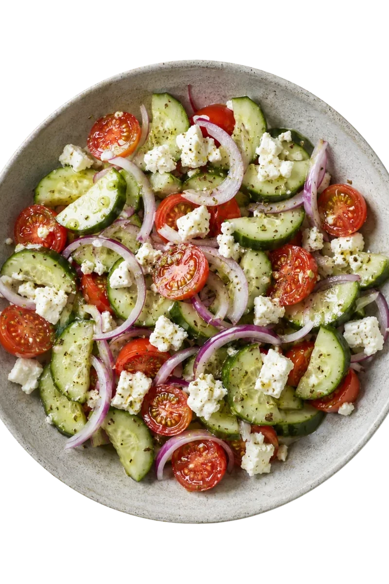 Cucumber Tomato Feta Salad