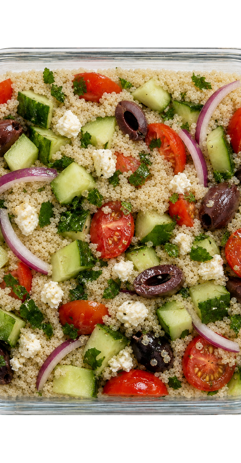 Mediterranean Quinoa Salad Bowl
