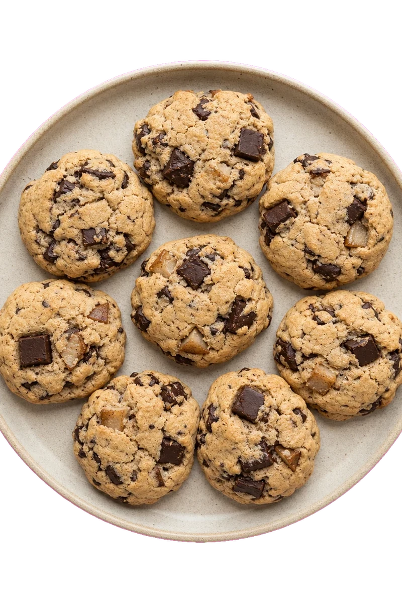 Chocolate Pear Cookies