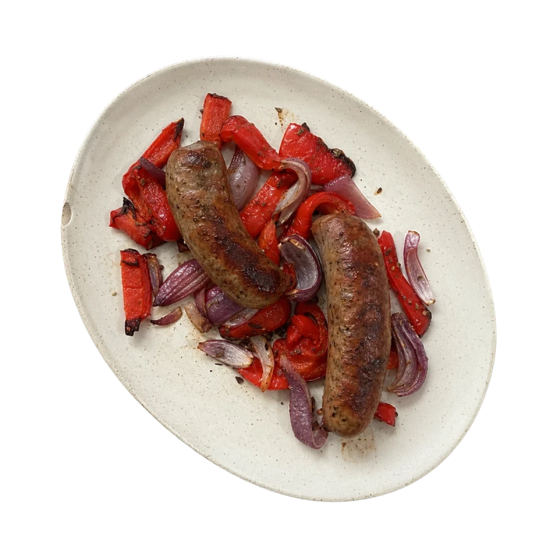 Sheet Pan Sausage & Peppers