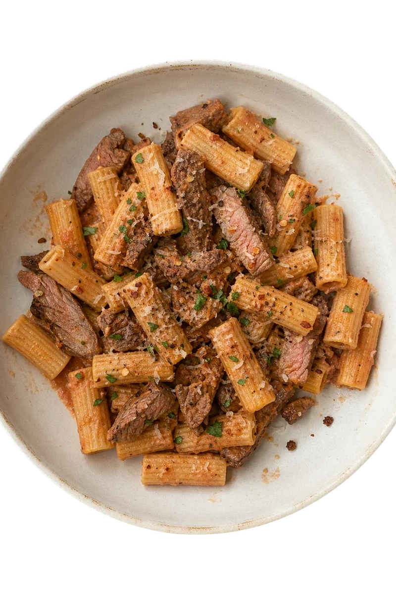 Cajun Steak Rigatoni