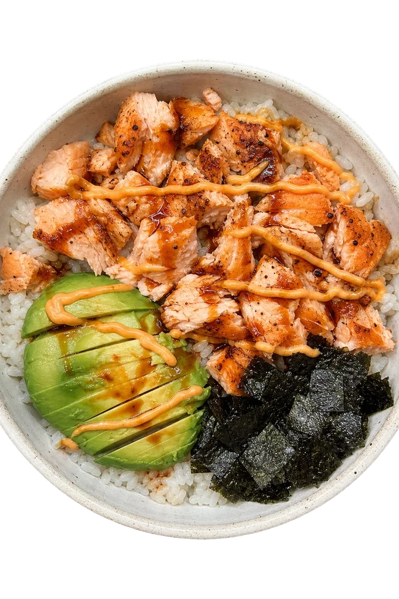 Viral Salmon Rice Bowl