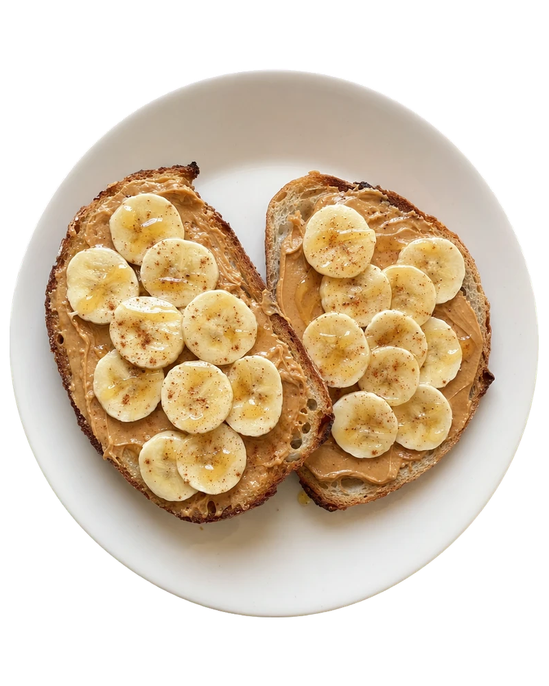 Peanut Butter Banana Toast