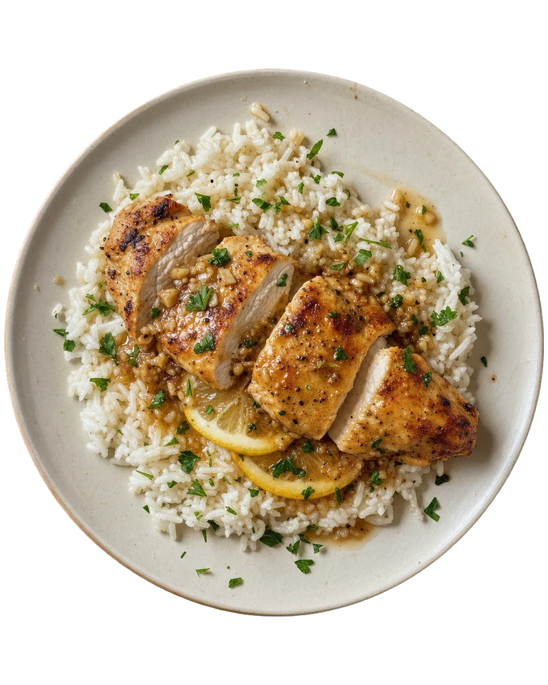 Lemon Herb Chicken & Rice