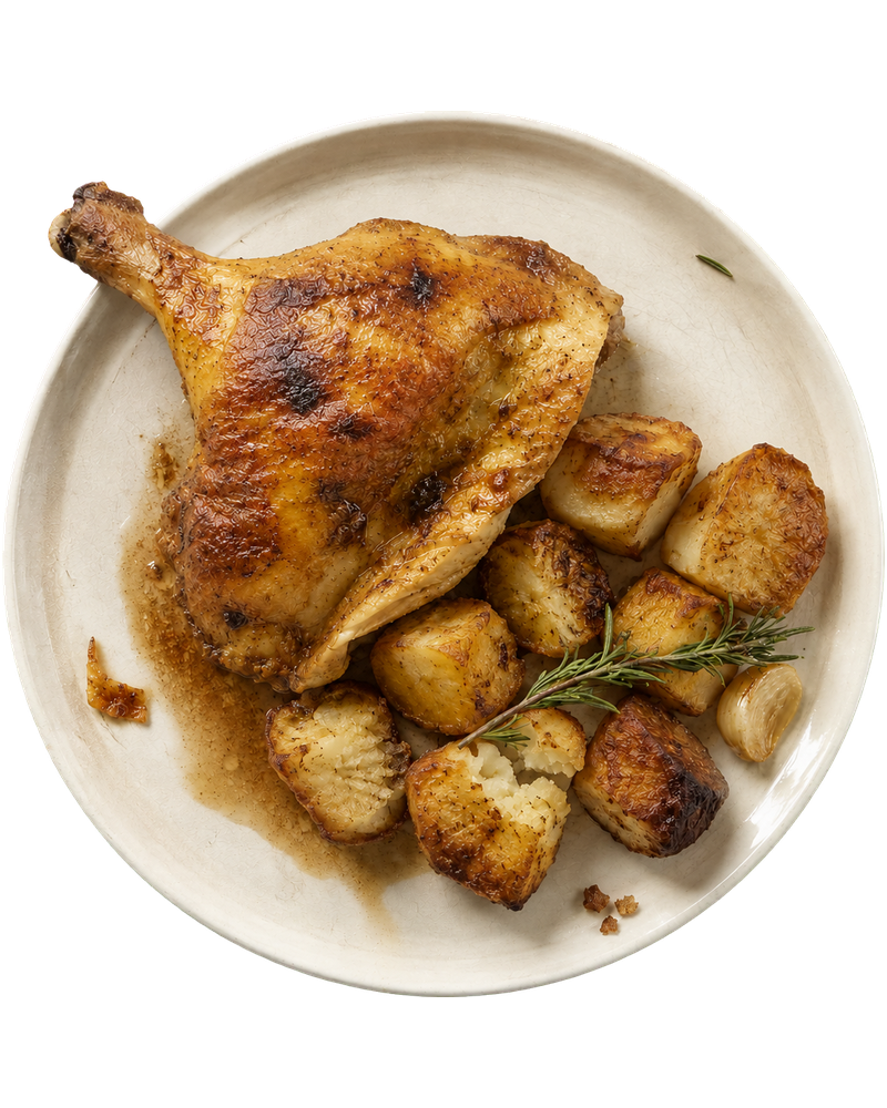 Roasted chicken & potatoes