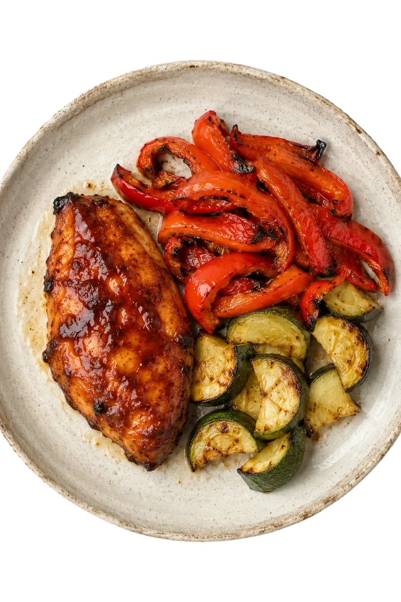 BBQ Chicken & Roasted Veg