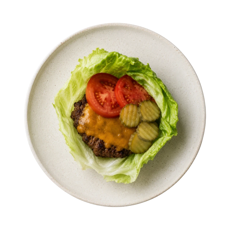 Cheeseburger Lettuce Wrap
