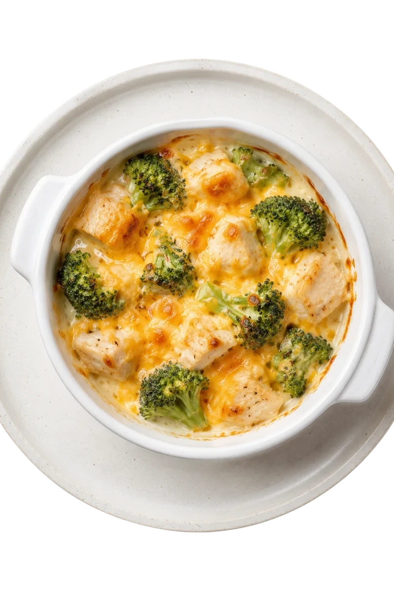 Cheesy Chicken & Broccoli Bake