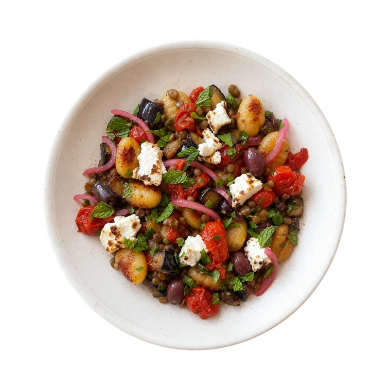 Greek Gnocchi Traybake