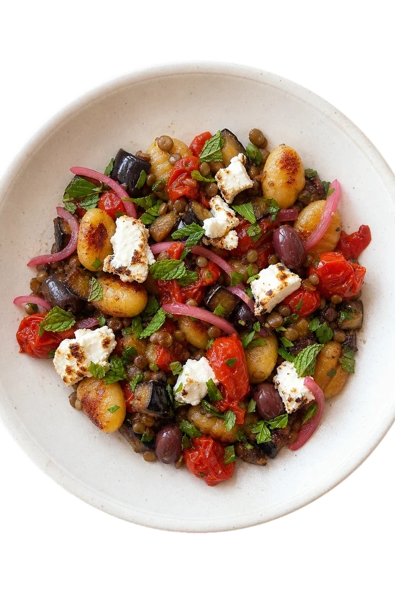 Greek Gnocchi Traybake