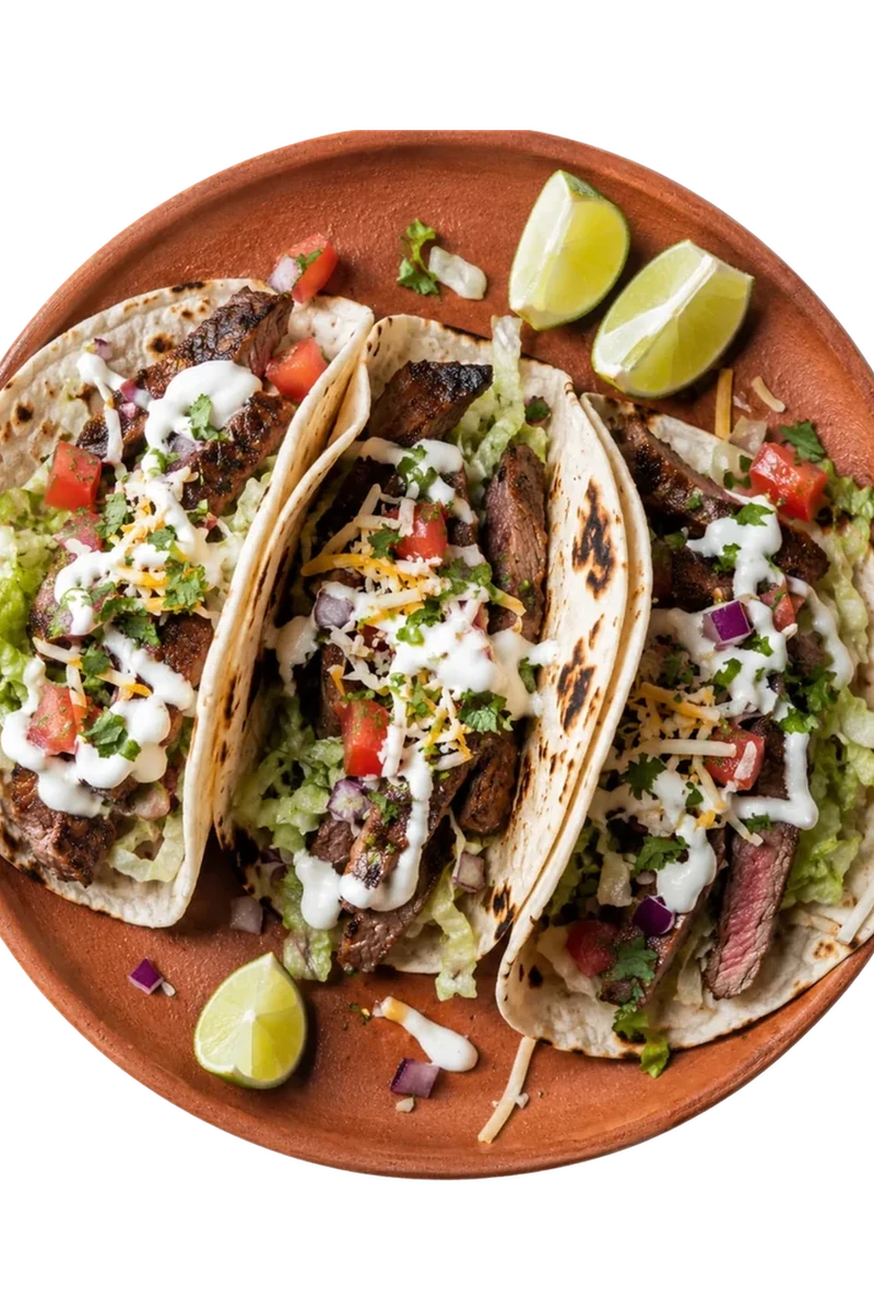 Fresh Seared Steak Tacos