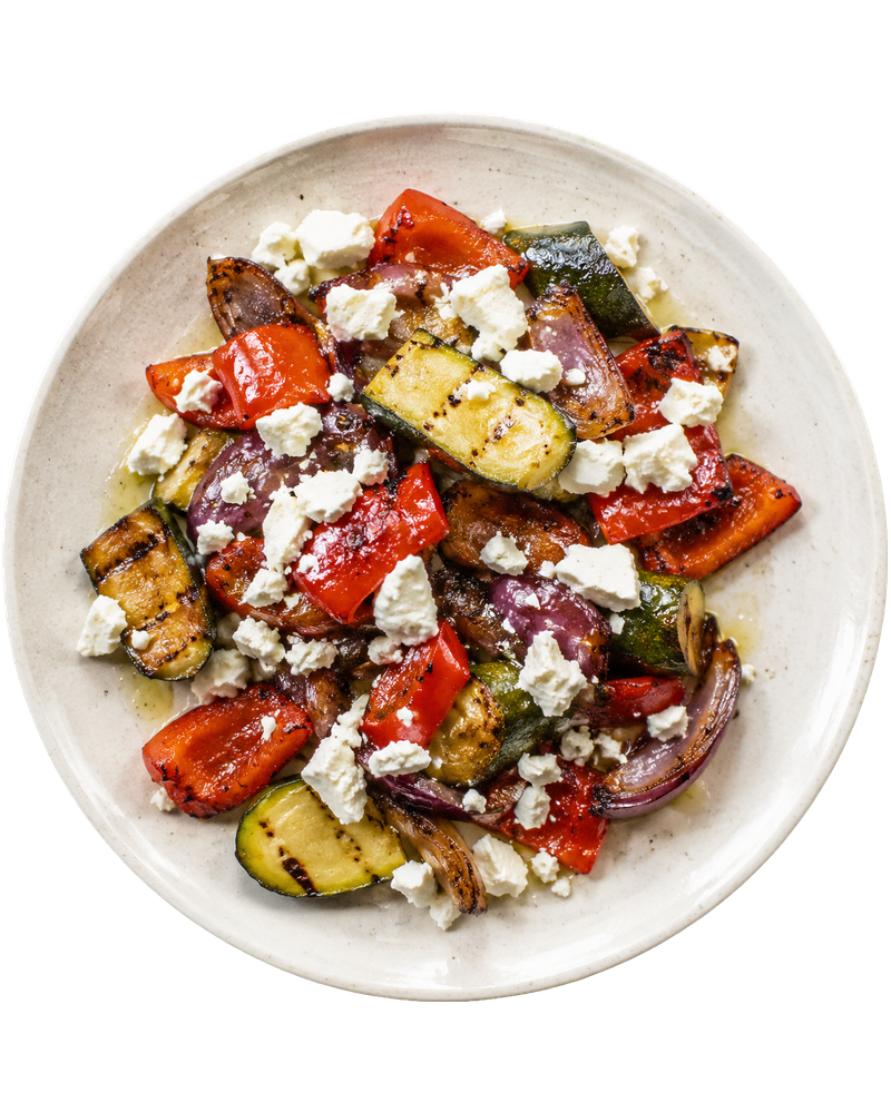 Grilled Vegetable & White Cheese Salad