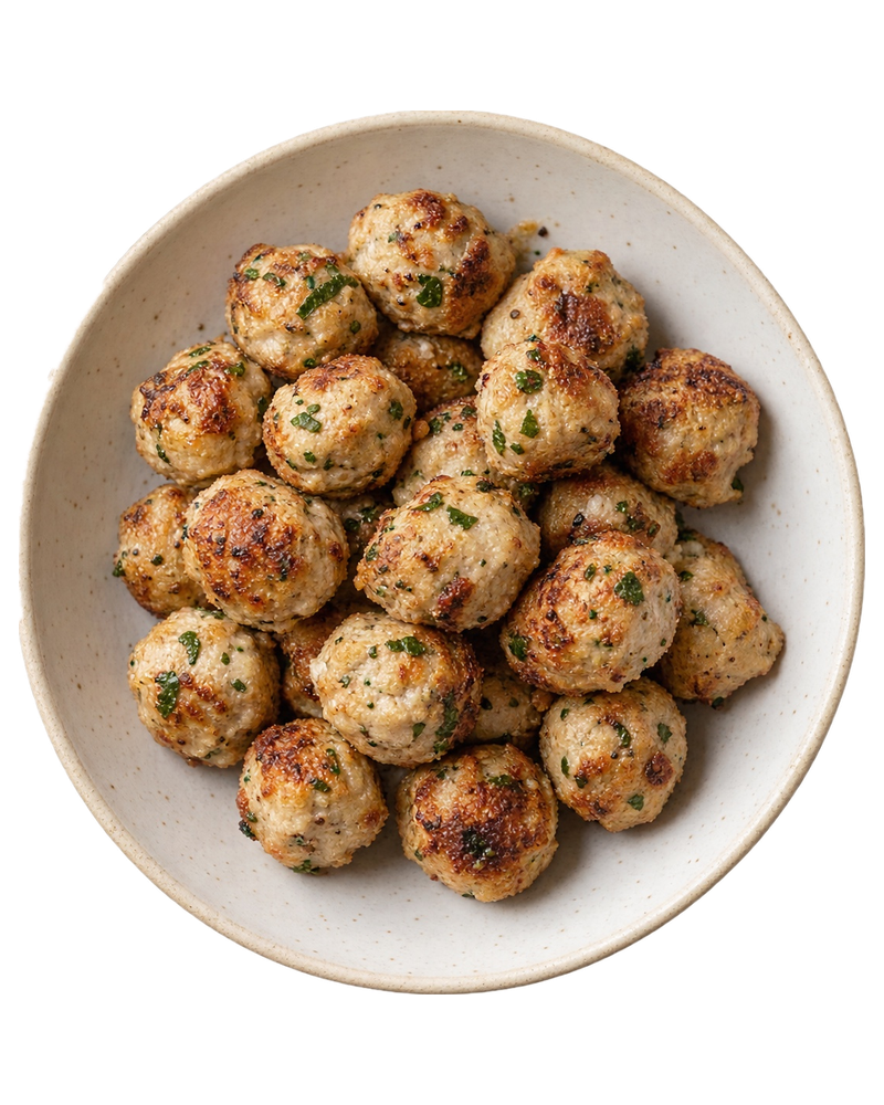 Baked Chicken Meatballs