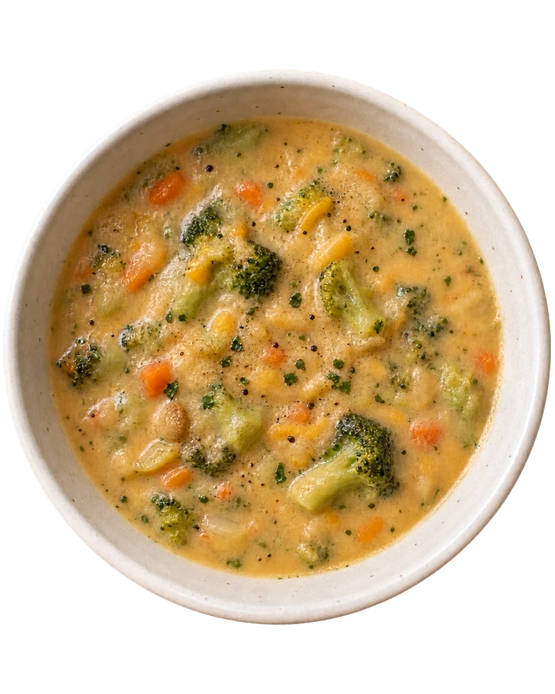 Creamy Broccoli & Cheddar Soup