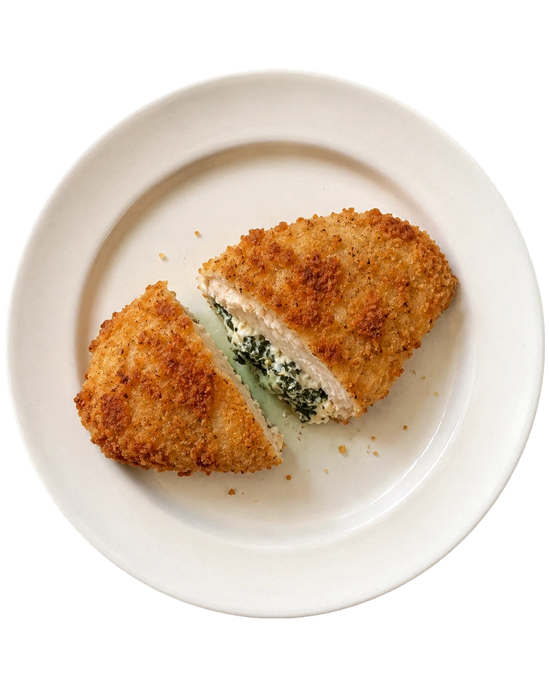 Crispy Stuffed Chicken