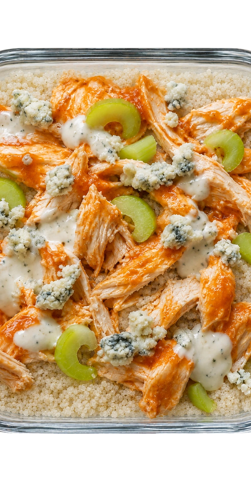 Buffalo Chicken Quinoa Bowl