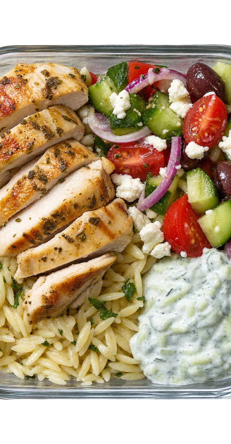 Greek Chicken Meal Prep Bowl