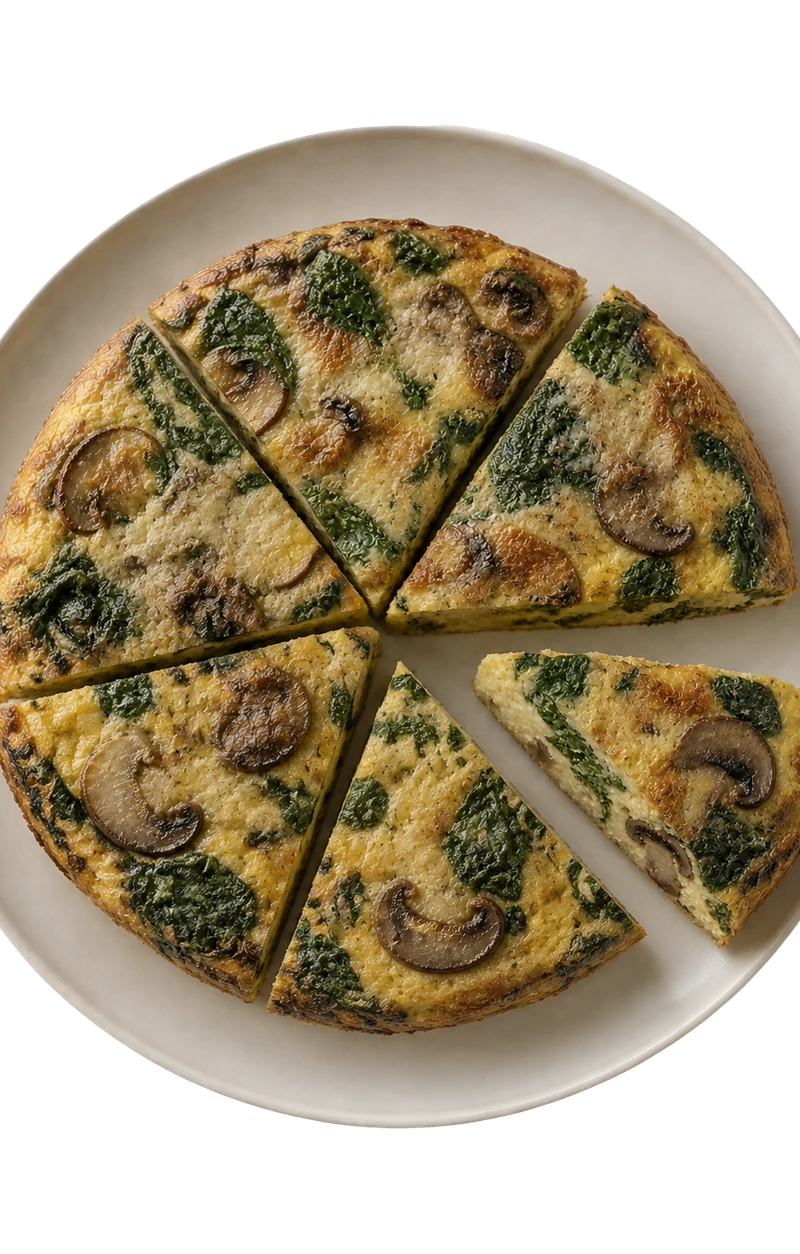 Mushroom & Spinach Frittata