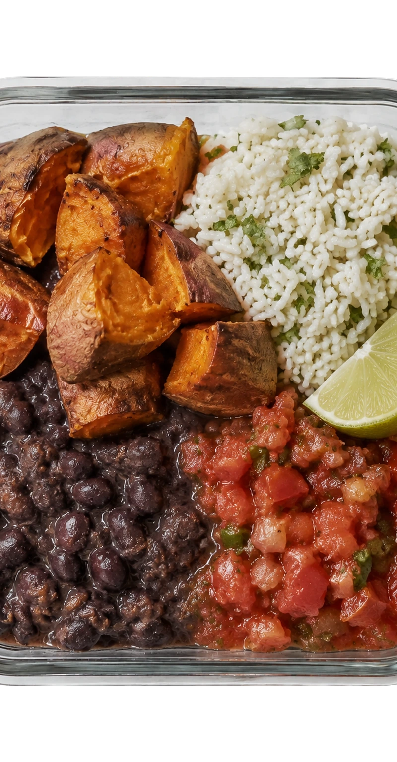 Sweet Potato & Black Bean Burrito Bowl