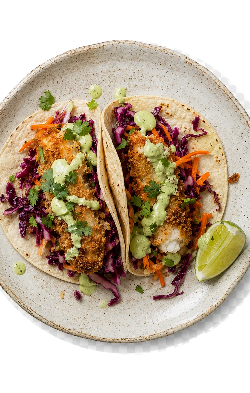 Air-Fried Fish Tacos