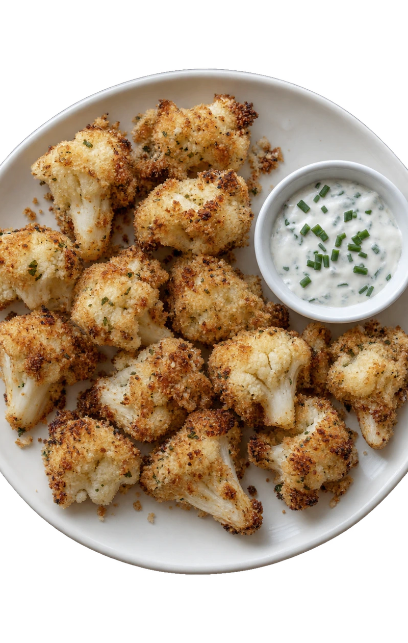Air-Fryer Cauliflower Popcorn