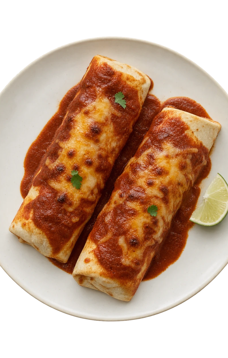 Sweet Potato & Black Bean Enchiladas