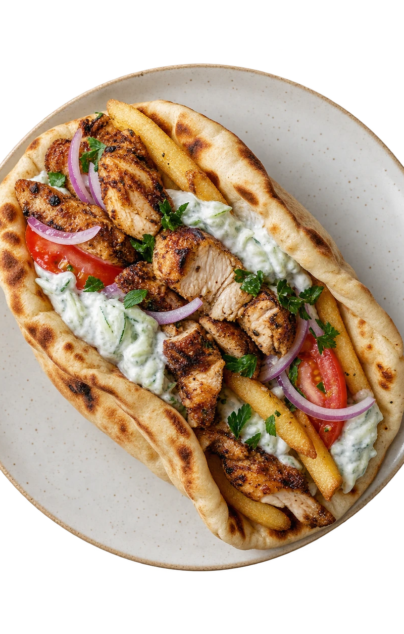 Weeknight Chicken Gyros