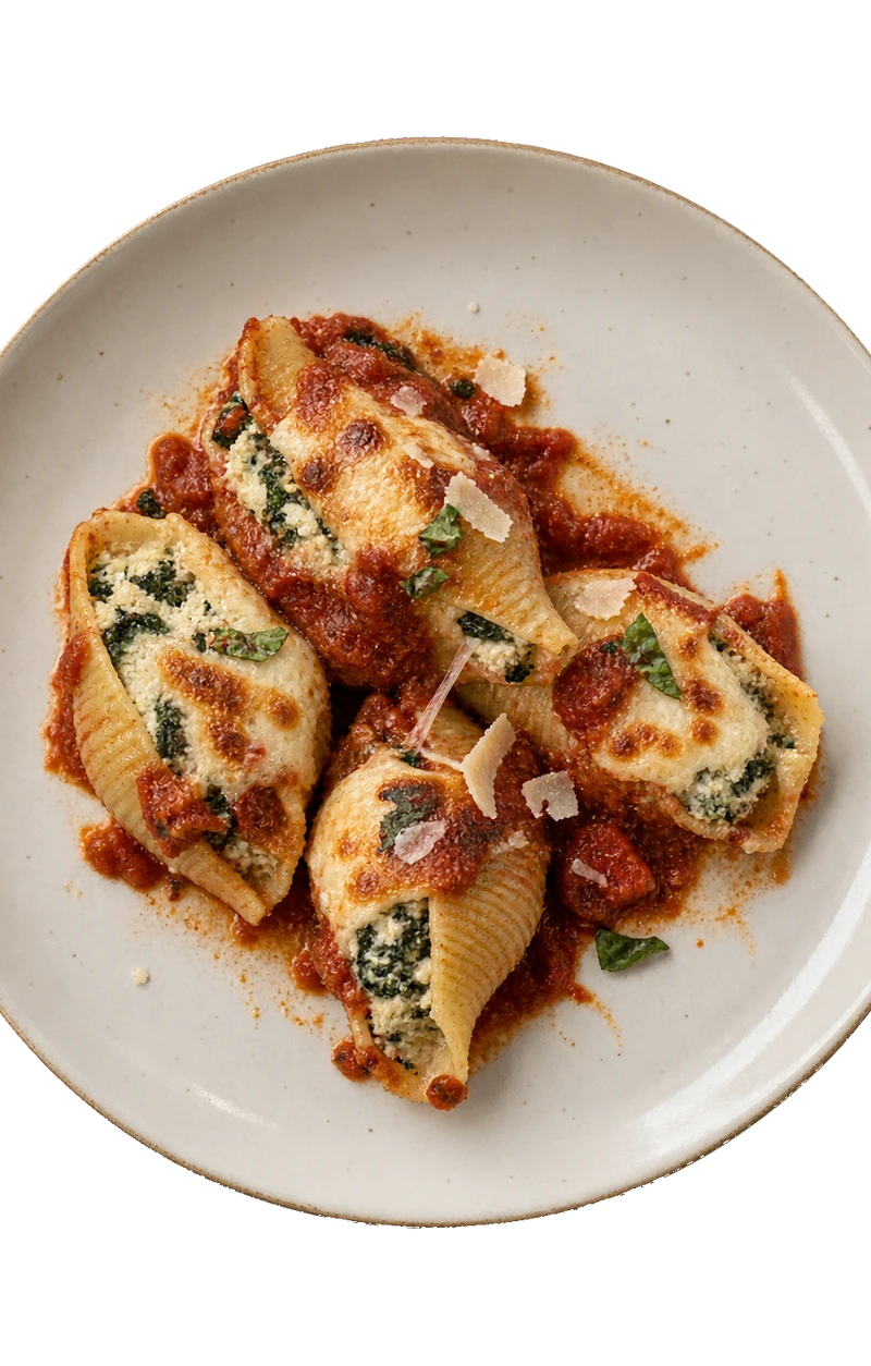 Spinach & Ricotta Stuffed Shells