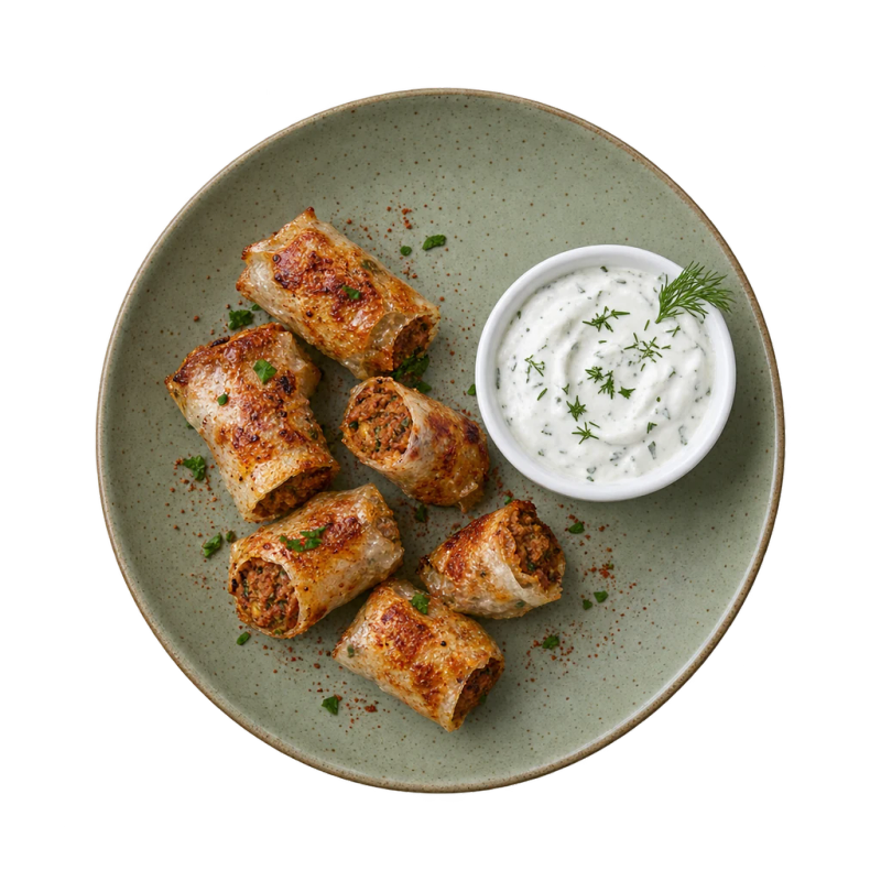 Mediterranean Chicken Poppers