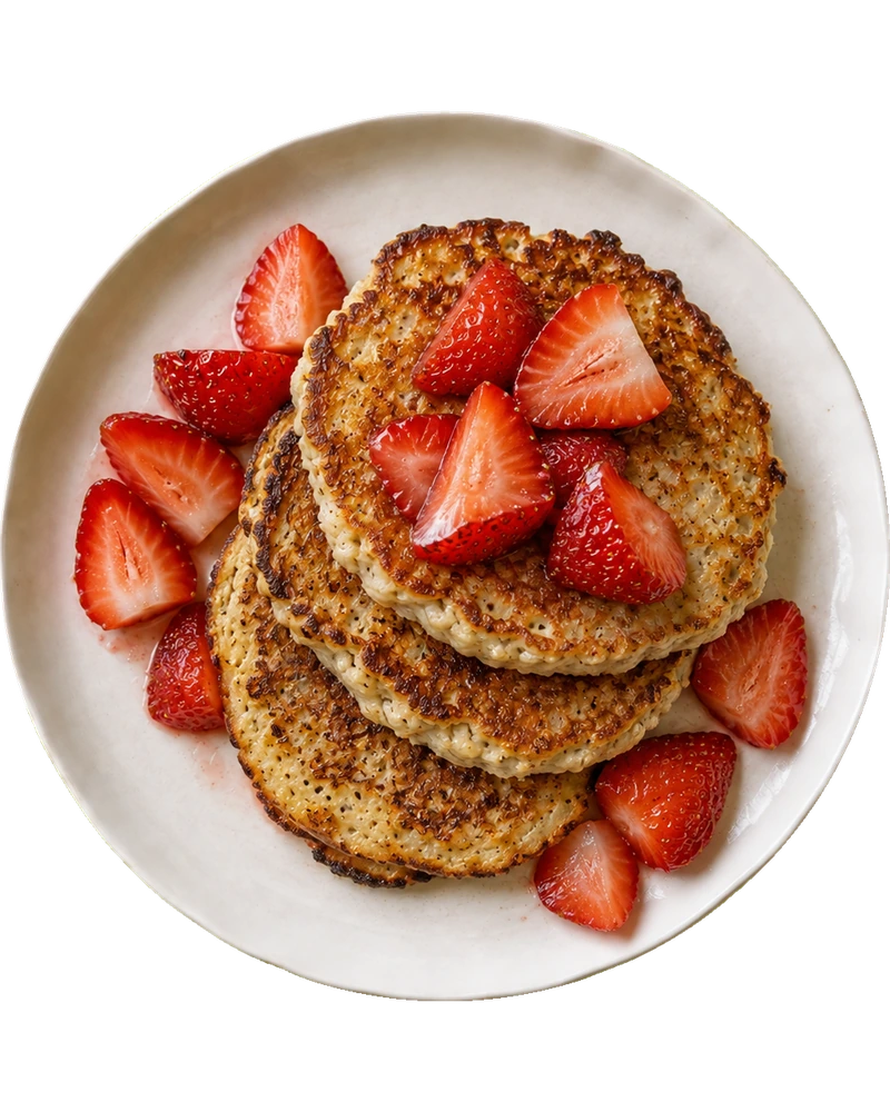 Almond Flour Cream Cheese Pancakes