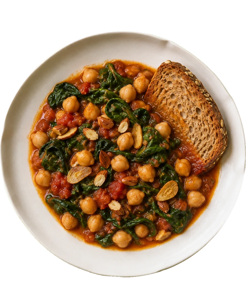 Spanish Chickpea & Spinach Stew