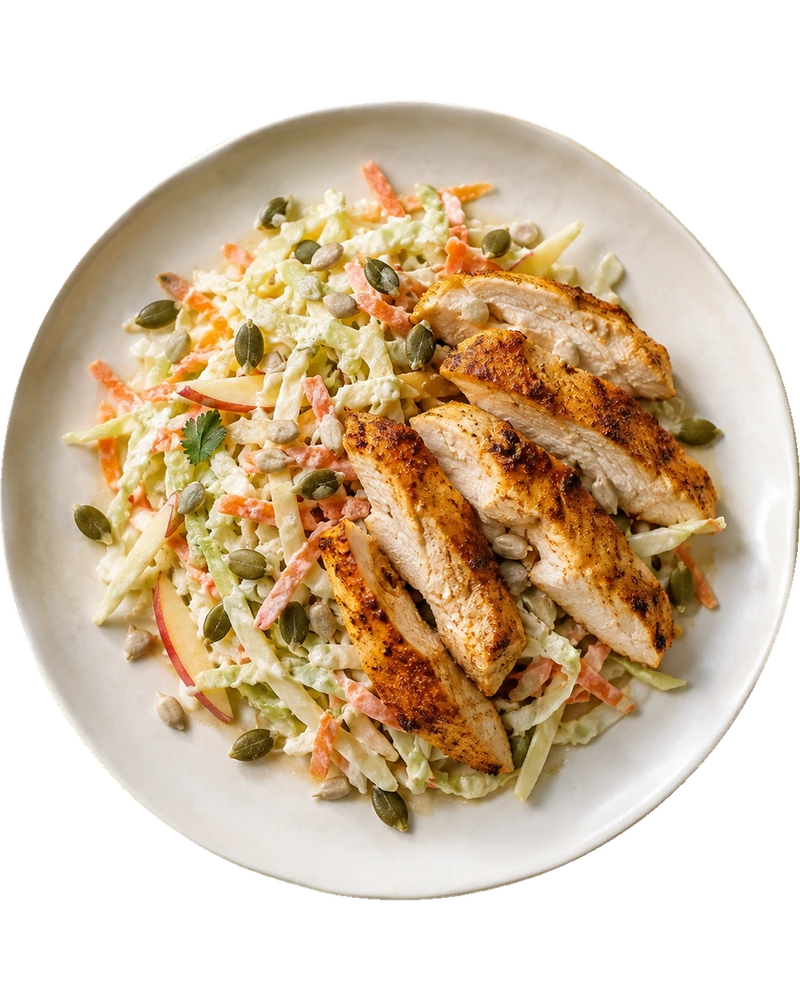 Crunchy Chicken & Cabbage Salad