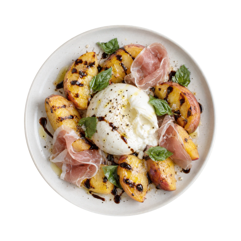Burrata & Peach Salad