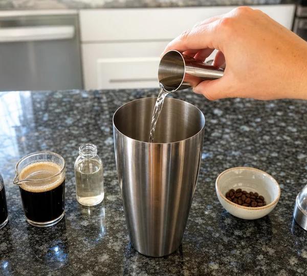 Step 3: Add the vodka