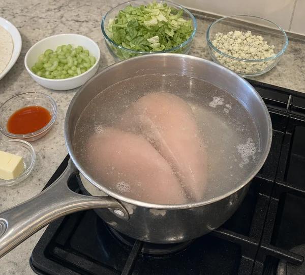 Step 1: Place chicken