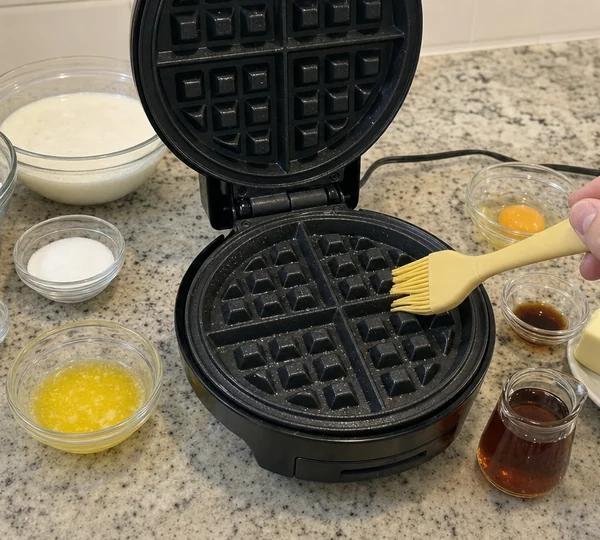 Step 4: Heat waffle iron