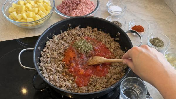 Step 6: Stir in the paprika