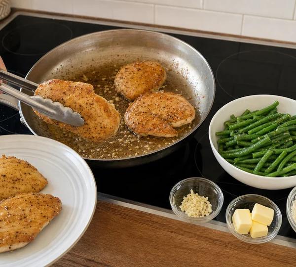Step 3: Lift out onto a plate