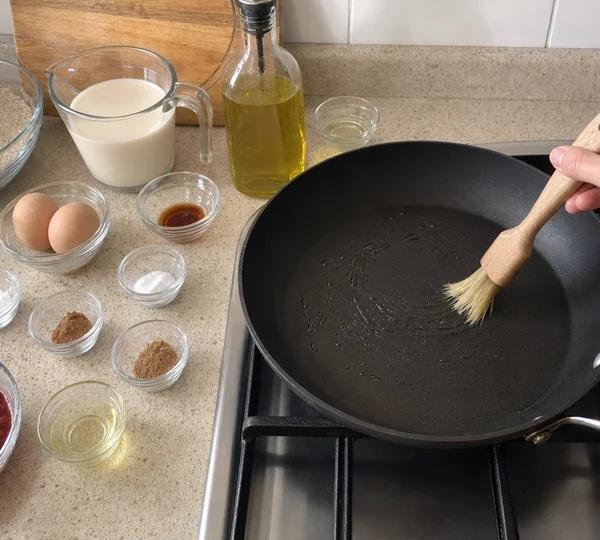 Step 3: Heat a nonstick skillet