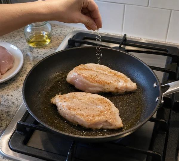 Step 1: Season the chicken breast