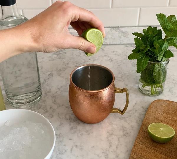 Step 3: Squeeze the juice from half