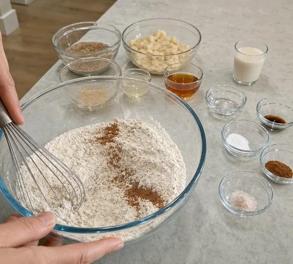 Step 4: Whisk the dry ingredients