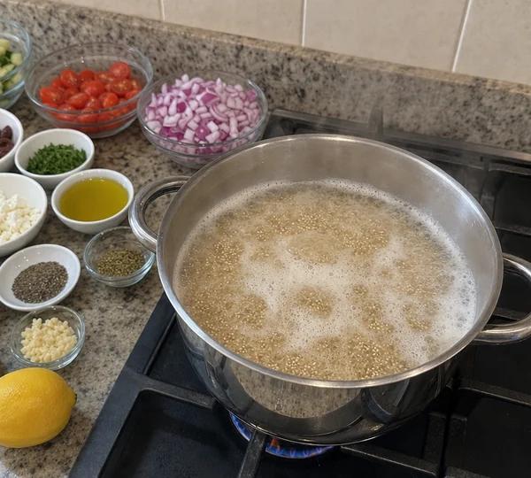 Step 3: Bring to a boil