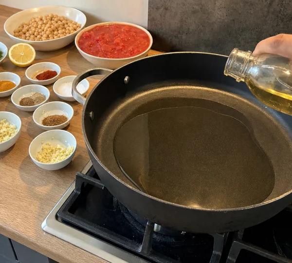 Step 1: Heat the oil