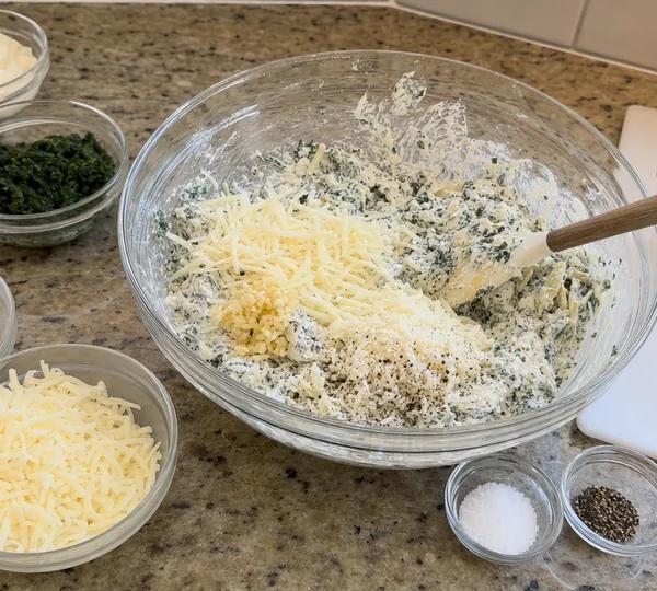 Step 3: Stir in garlic