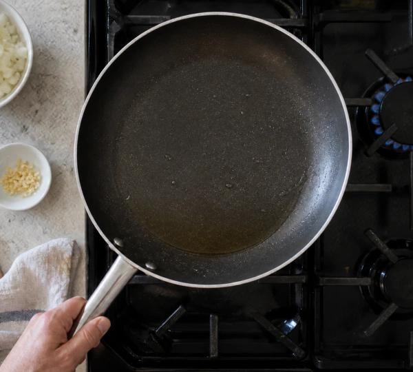 Step 4: Heat olive oil