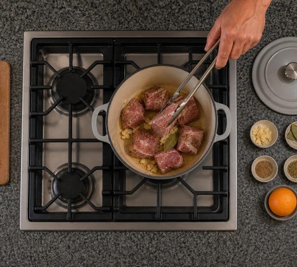 Step 3: Put the pork